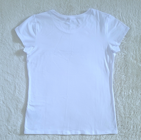 Guess❓Rhinestone💎 Logo Tee👕 - NWT - Picture 2 of 16